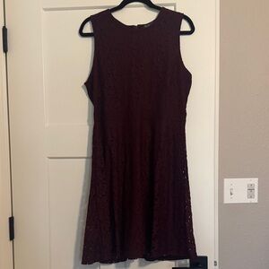 Brixton Ivy Elegant Sleeveless Lace Dress